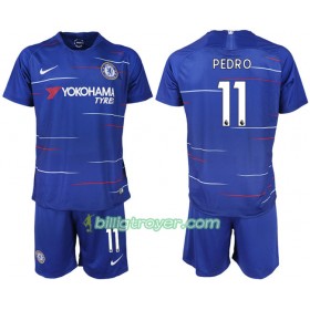 Billige Fotballdrakter Chelsea PEDRO 11 Barn Hjemmedraktsett 2018/19 Kortermet